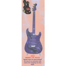 Guitar Mania Marine Life Rocks Fender Gitaar