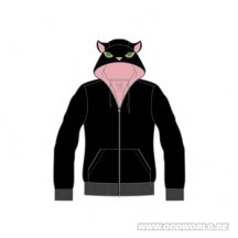 Freak And Friends Black Cat Hoodie 