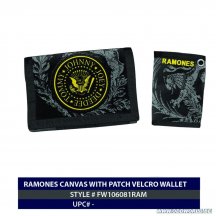 The Ramones Canvas Velcro Portefeuille