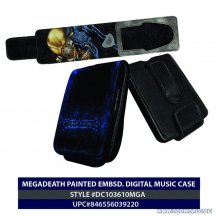 megadeth Painted Embossed Music Player Case