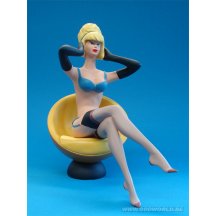 Pin-up And Design Hear No Evil Sexy Girl Statue