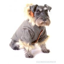 Nosy Dog Parka In Khaki  Dog Coat