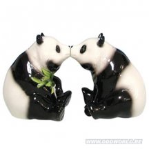Mwah Salt And Pepper Panda Statue