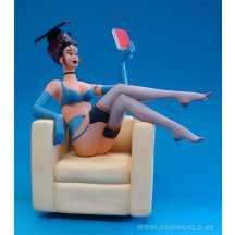 Pin-up And Design Student Sexy Girl Statue
