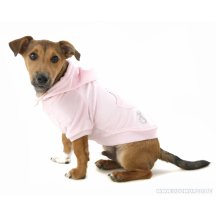 Pretty In Pink Velour Dog Hoodie Sweater