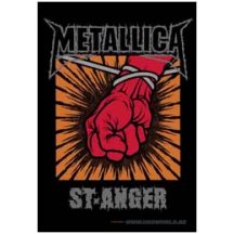 Metallica Anger Textile Poster