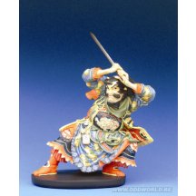Ukiyo-e   Samurai Met Zwaard Van  108 Helden Van Utagawa Kuniyoshi   Beeld