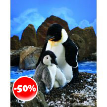 Happy Feet Pinguin Pluche Set Van 2
