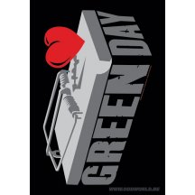 Green Day Poster Textiel