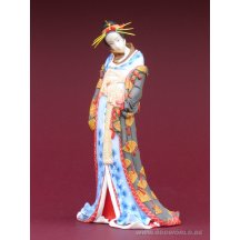 Ukiyo-e Geisha With Headband By Katsushika Hokusai  Beeld