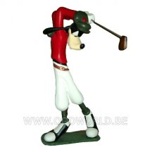 Disney Goofy Speelt Golf Levensgroot Beeld