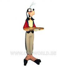 Disney Goofy Ober Butler Levensgroot Horeca Beeld