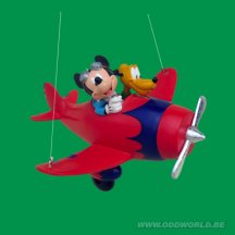 Mickey Mouse Mickey & Pluto In Vliegtuig Beeld
