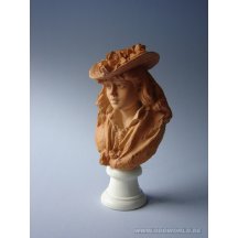 Auguste Rodin Rose Beuret In Straw Hat Portrait  Beeld