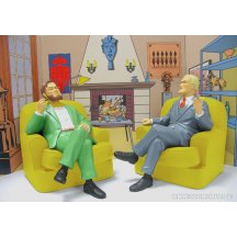 Blake & Mortimer  In Hun Zetel Met Decor Beeld
