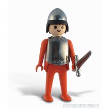 Playmobil Le Chevalier Ridder Resin Beeld